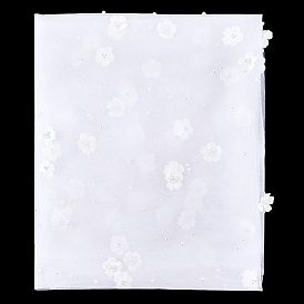 Нейлоновая сетчатая ткань, с имитацией жемчужина бисера, для украшения костюмов