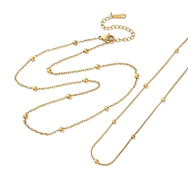 304 ожерелья-сателлиты из нержавеющей стали для женщин