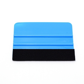 Raclette en plastique pp, avec villosités, rectangle