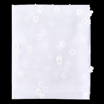 Нейлоновая сетчатая ткань, с имитацией жемчужина бисера, для украшения костюмов