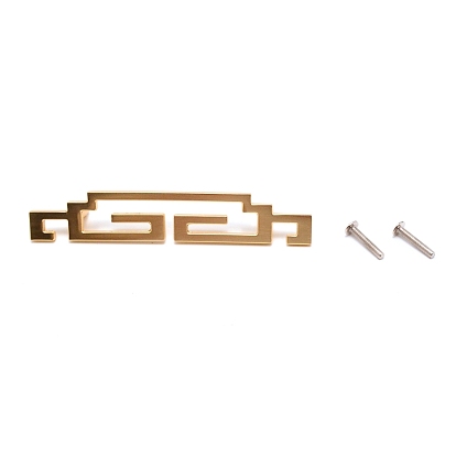 Zinc Alloy Bar Cabinet Door Knobs, Kitchen Drawer Pulls Cabinet Handles, with Iron Screws, for Dresser Drawers