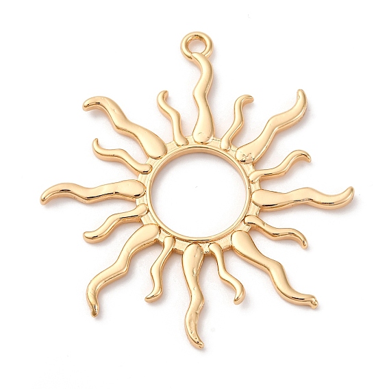 Латунные большие кулоны, без кадмия, без никеля и без свинца, солнечный луч