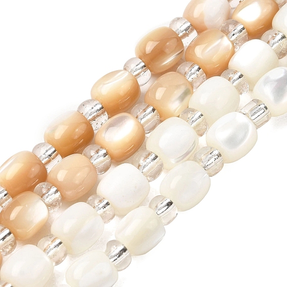 Натуральная оболочка из трохидных оболочек, с бисером, баррель