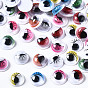 Plastic Wiggle Googly Eyes Buttons DIY Scrapbooking Crafts Toy Accessories with Label Paster on Back