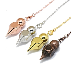 Brass Dowsing Pendulum Big Pendants, Gourd Charm, Cadmium Free & Lead Free