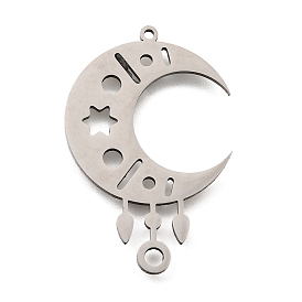 201 подвески для соединителей из нержавеющей стали, вырезанные лазером, ссылки полумесяца