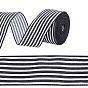 Polyester Ribbon, Black and White