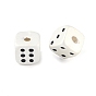Alloy Enamel Beads, Dice