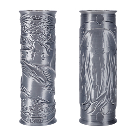 2шт. 2 стили формы из полимолочной кислоты, глиняный валик, колонка