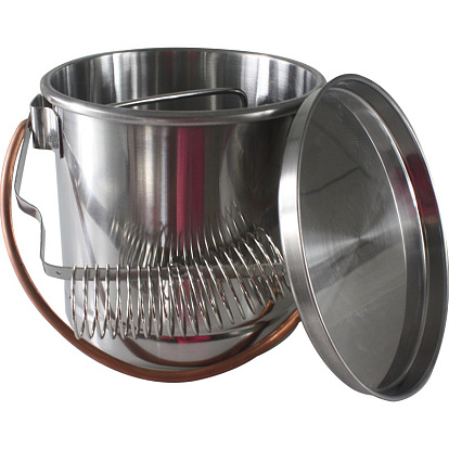 Stainless Steel Buckets, with Handle, Painting & Drawing Supplies