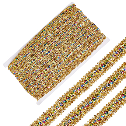 Полиэфирная лента, с пластиковыми блестка бисером