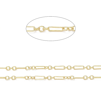 Brass Figaro Chains, Soldered