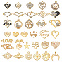 DIY Jewelry Making Findings Kits, including Alloy Rhinestone Pendants & Connector Charms, Mixed Shapes
