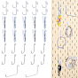 32Pcs 4 Styles Plastic & Steel Pegboard Hooks Sets