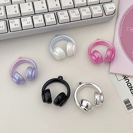 Непрозрачные акриловые подвески, наушники