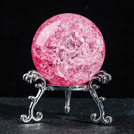 Crack Glass Crystal Ball Diaplay Decoration, Fengshui Home Decor