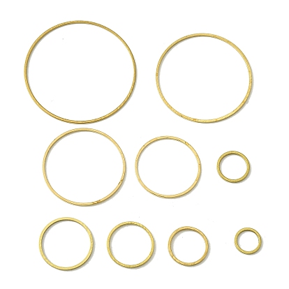 Латунные соединительные колечки, без кадмия, без никеля и без свинца, плоское кольцо