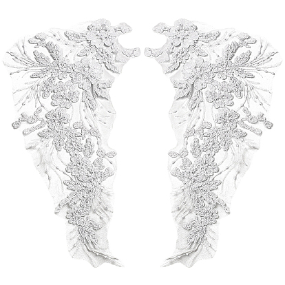 Полиэфирное кружево для украшения одежды, цветок