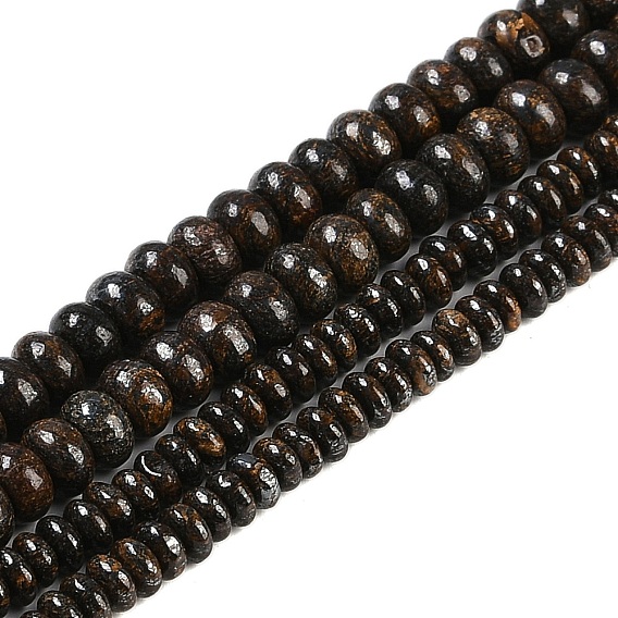 Природные бронзитом бисер нитей, рондель