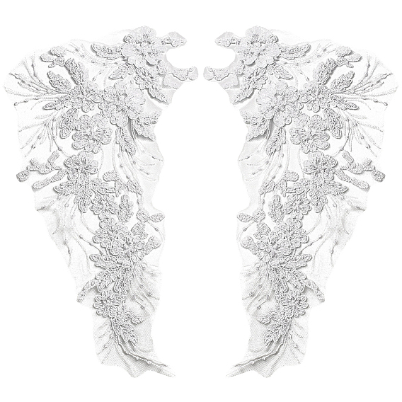 Полиэфирное кружево для украшения одежды, цветок