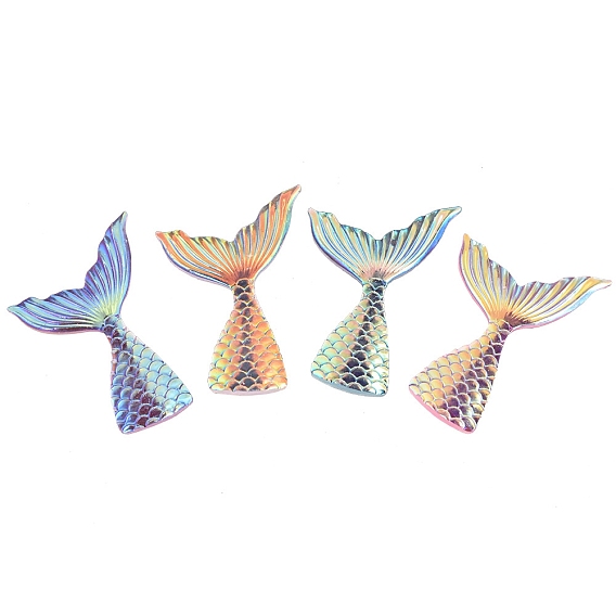 Светящиеся смоляные украшения для хвоста русалки, украшение аквариума из мха в микроландшафте, светится в темноте