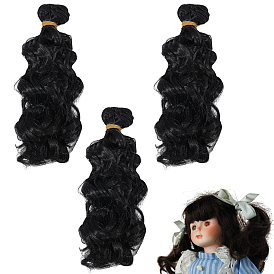 Кукольный парик из полипропиленовых волос, для девочек своими руками bjd makings аксессуары