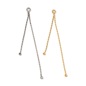 Brass Coreana Chain Tassel Big Pendants