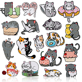 Cat Computerized Embroidery Cloth Iron on/Sew on Patches, Costume Accessories, Appliques