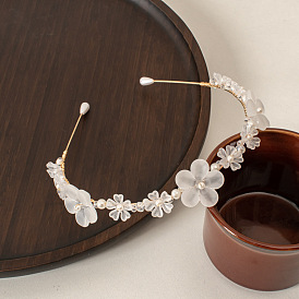 Crystal Flower Headband - Elegant Handmade Hair Accessories for Women