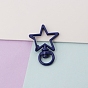 Spray Painted Alloy Swivel Snap Clasps, for Bag Making, Star