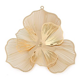 Flower Brass Big Pendants