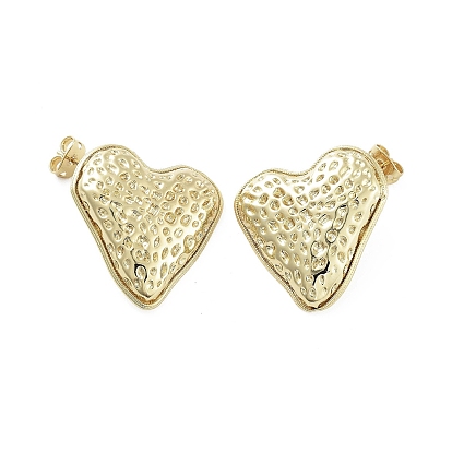 Strawberry Brass Stud Earrings, Long-Lasting Plated, Lead Free & Cadmium Free