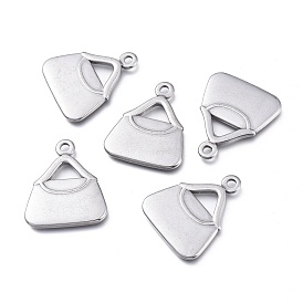 304 Stainless Steel Pendants, Handbag