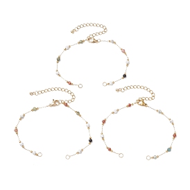 304 изготовление браслетов из нержавеющей стали и граненых круглых драгоценных камней