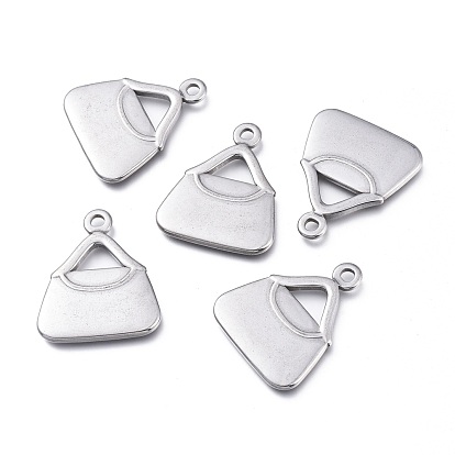 304 Stainless Steel Pendants, Handbag