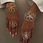 Серьги-гвоздики из сплава для женщин, цветок