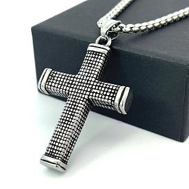 304 Винтажные подвески-кресты из нержавеющей стали для мужчин
