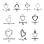 Tibetan Style Alloy Heart Toggle Clasps