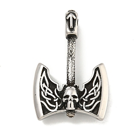 Viking 316 подвески из хирургической нержавеющей стали, топор с подвеской в виде черепа