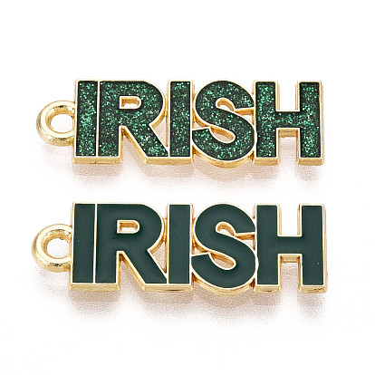 Подвески из ирландского сплава с эмалью, ирландские чары, золотые