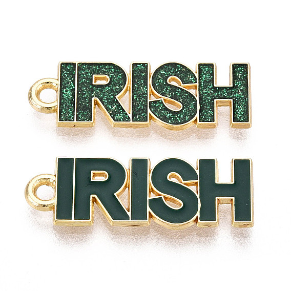 Подвески из ирландского сплава с эмалью, ирландские чары, золотые