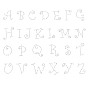 Hotfix Rhinestone, Iron on Patches Applique, For Shoes, Gartment and Bags Decoration, Alphabet