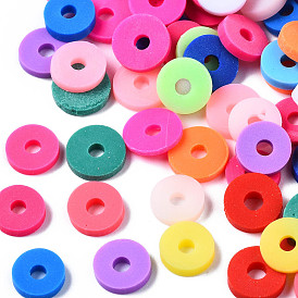 Manuell Polymer Ton Perlen, Disc / Flachrund, heishi Perlen