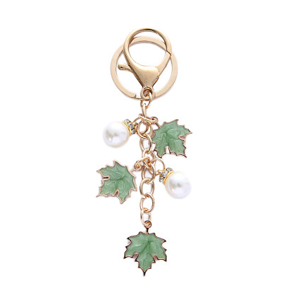 Maple Leaf Artistic Pendant for Girlfriend's Birthday Gift - Couple Keychain, Bag Charm.
