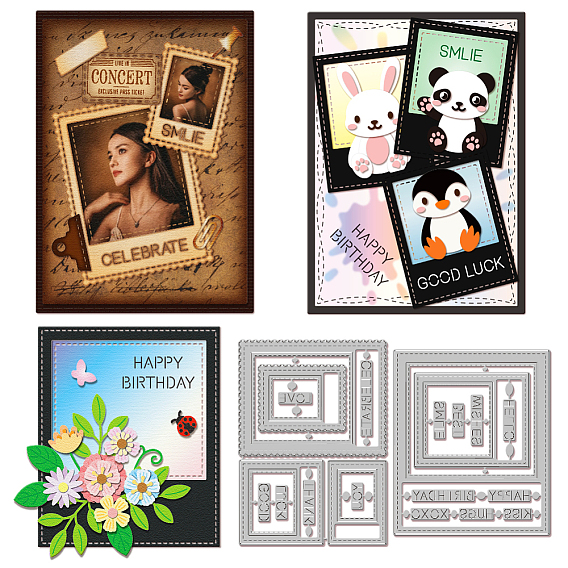 Углеродистая сталь разрезает трафареты, для diy scrapbooking, Фотоальбом, декоративная бумага для тиснения