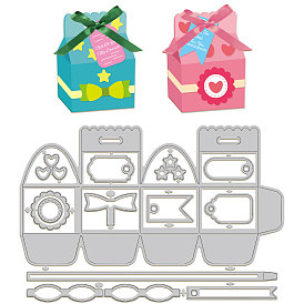 Углеродистая сталь разрезает трафареты, для diy scrapbooking, Фотоальбом, декоративная бумага для тиснения, цвет нержавеющей стали