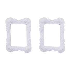 Смола открытая задняя панель, форма фоторамки