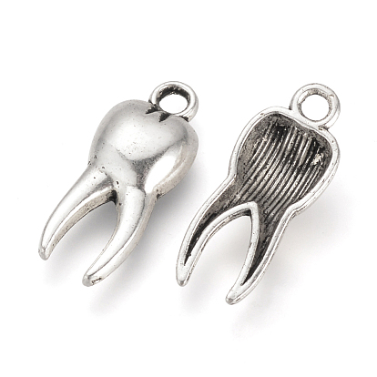 Сплавочные подвески тибетского стиля, без кадмия и без свинца, форма зуба