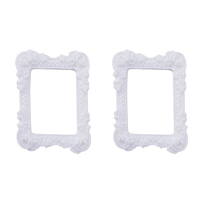 Смола открытая задняя панель, форма фоторамки