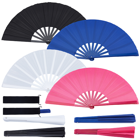 Пластиковые веера для демонстрации украшений, с бархатными сумками на завязках